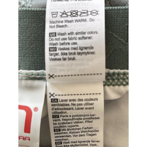 Kari Traa Leggings Pants Base Layer Size Small Green Stretch Skiing Ladies - Picture 9 of 9